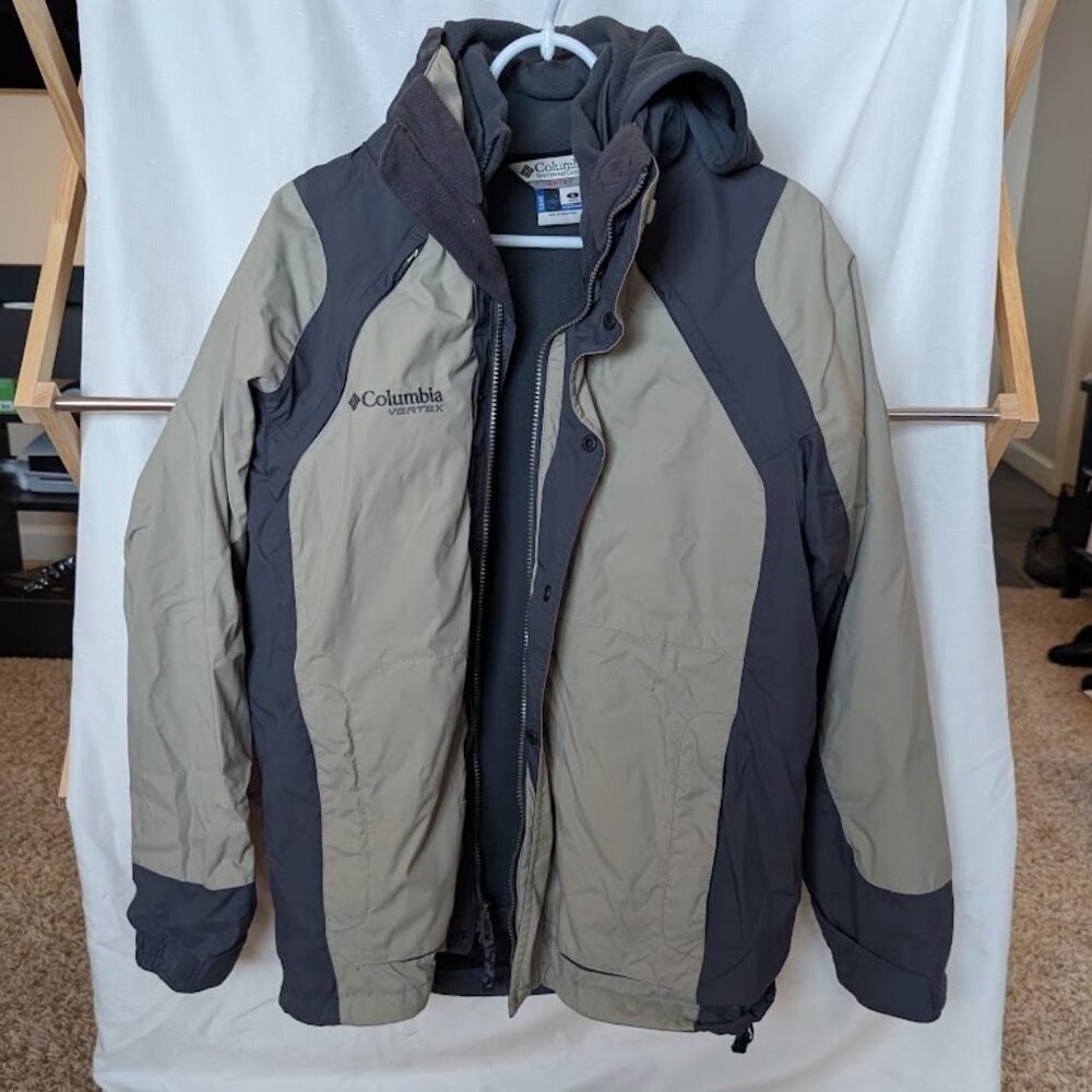 Columbia Vertex Interchangeable Core Coat Size Small